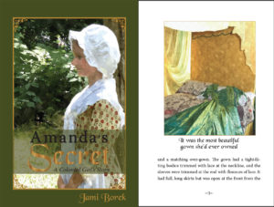 Photos to illustrations in Amanda's Secret by Jami Borek. Available on Amazon. 